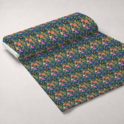 Gilded Twilight Blooms Pattern 8 Minky Fabric
