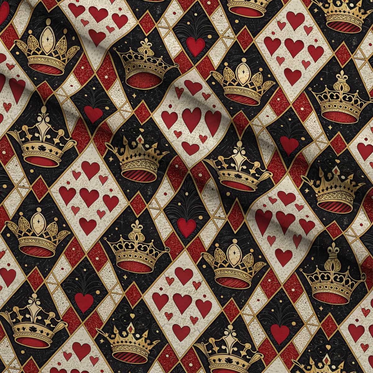 Gilded Valentine Pattern 10 Minky Fabric