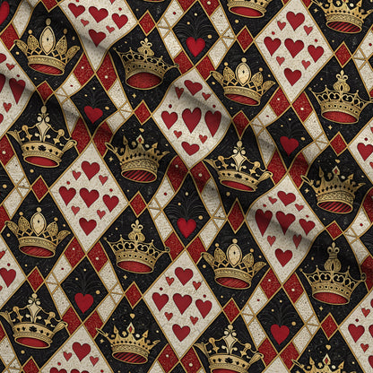 Gilded Valentine Pattern 10 Minky Fabric