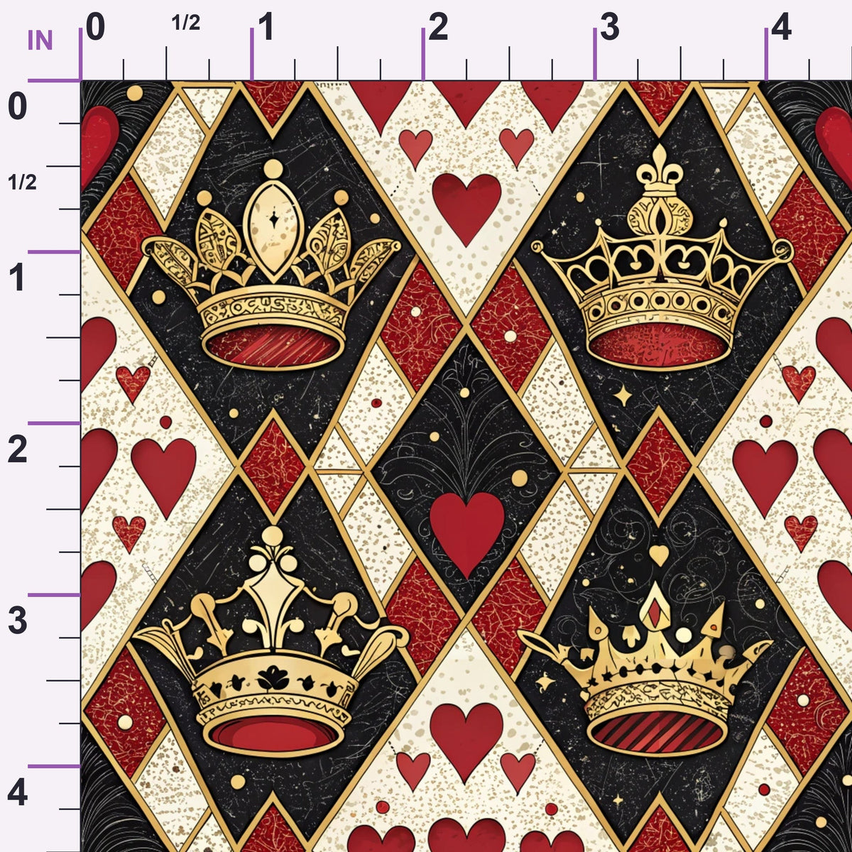 Gilded Valentine Pattern 10 Minky Fabric