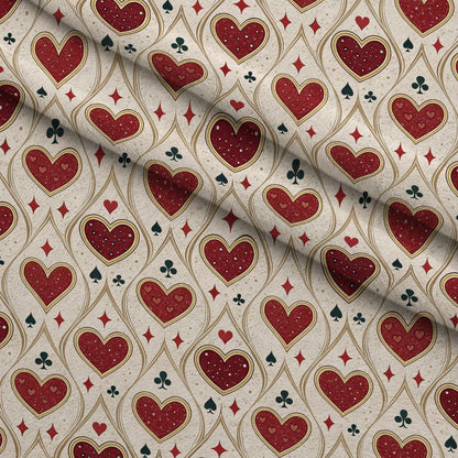 Gilded Valentine Pattern 2 Minky Fabric