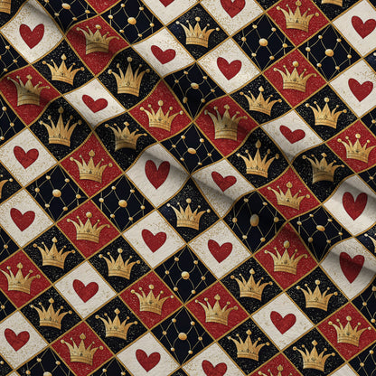 Gilded Valentine Pattern 20 Minky Fabric
