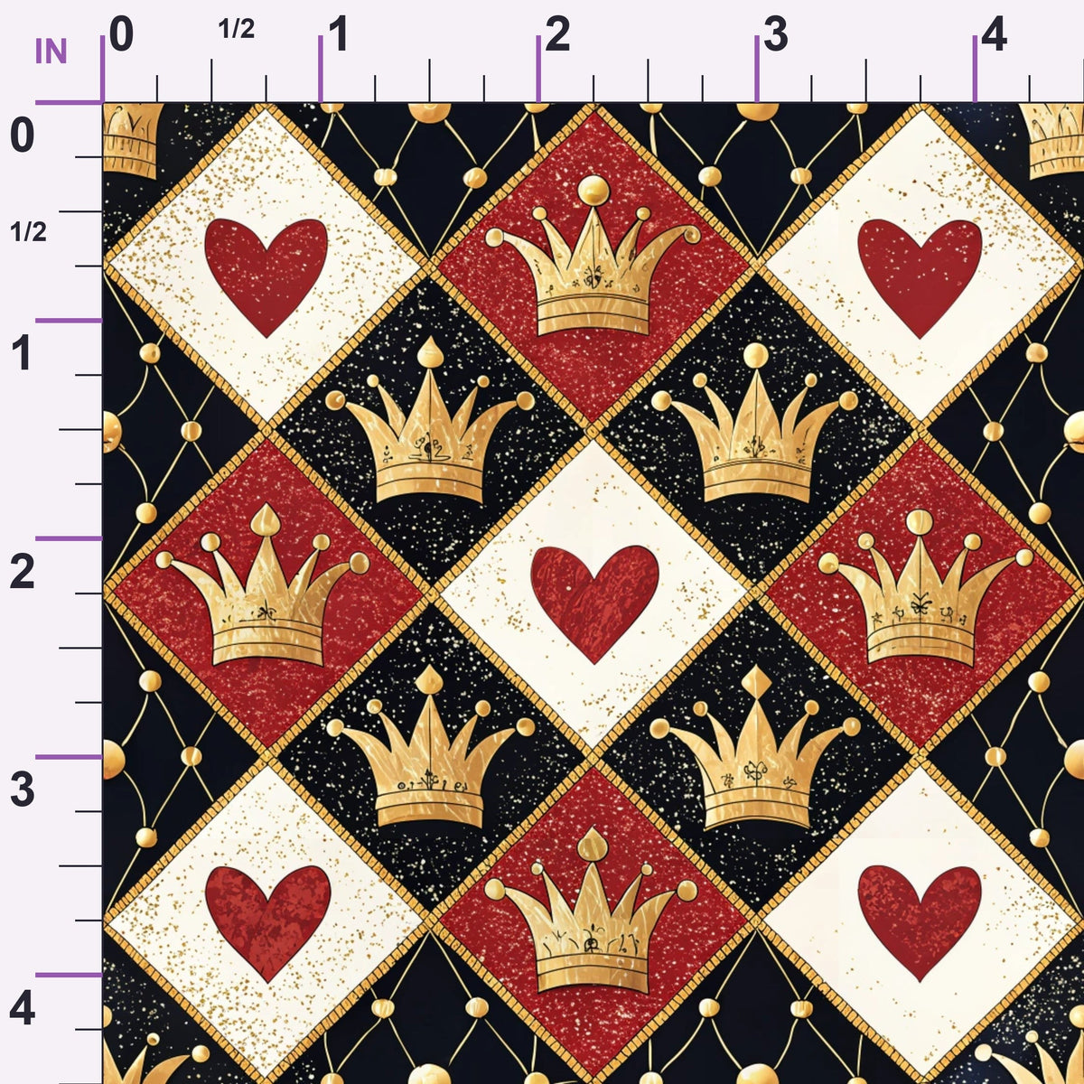 Gilded Valentine Pattern 20 Minky Fabric