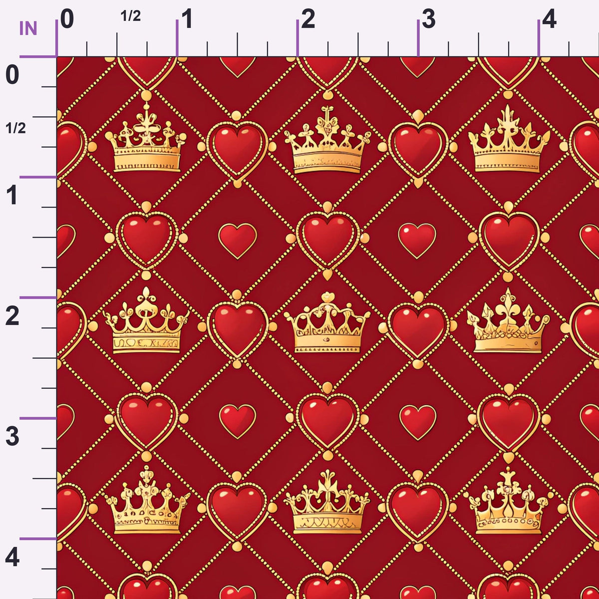Gilded Valentine Pattern 21 Minky Fabric