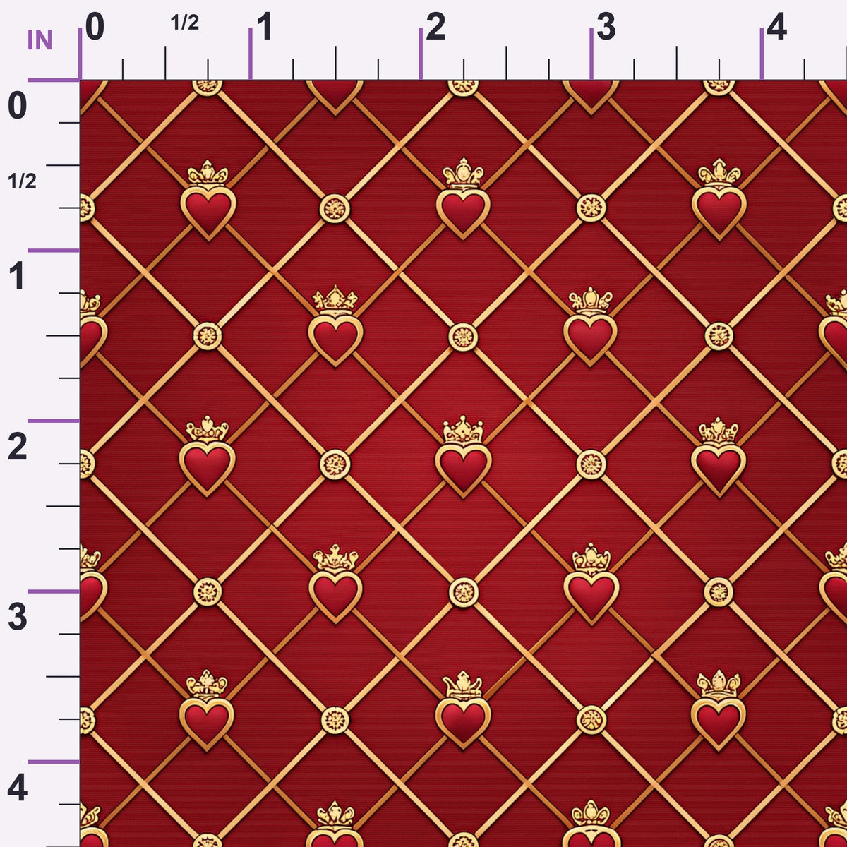Gilded Valentine Pattern 23 Minky Fabric