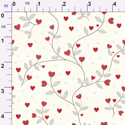 Gilded Valentine Pattern 29 Minky Fabric