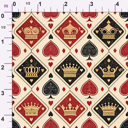 Gilded Valentine Pattern 3 Minky Fabric
