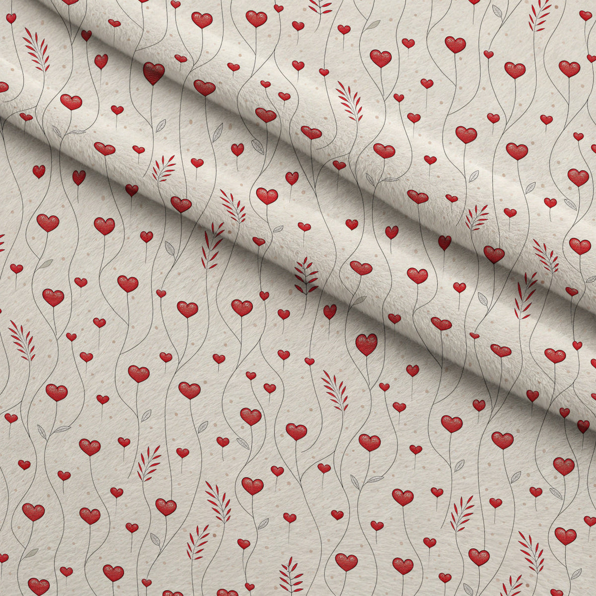 Gilded Valentine Pattern 8 Minky Fabric