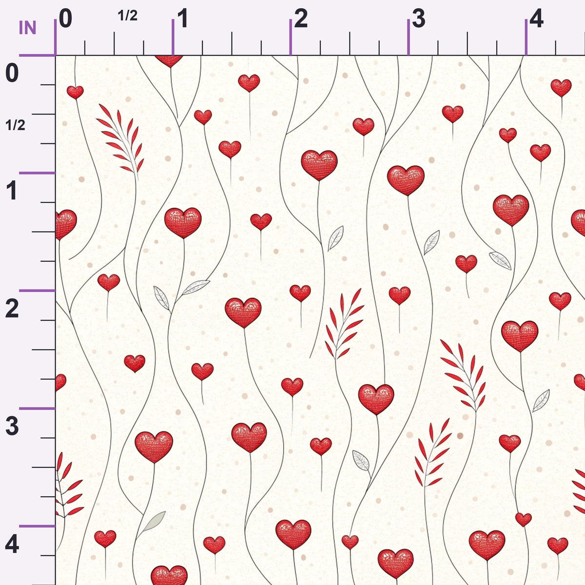Gilded Valentine Pattern 8 Minky Fabric