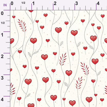 Gilded Valentine Pattern 8 Minky Fabric