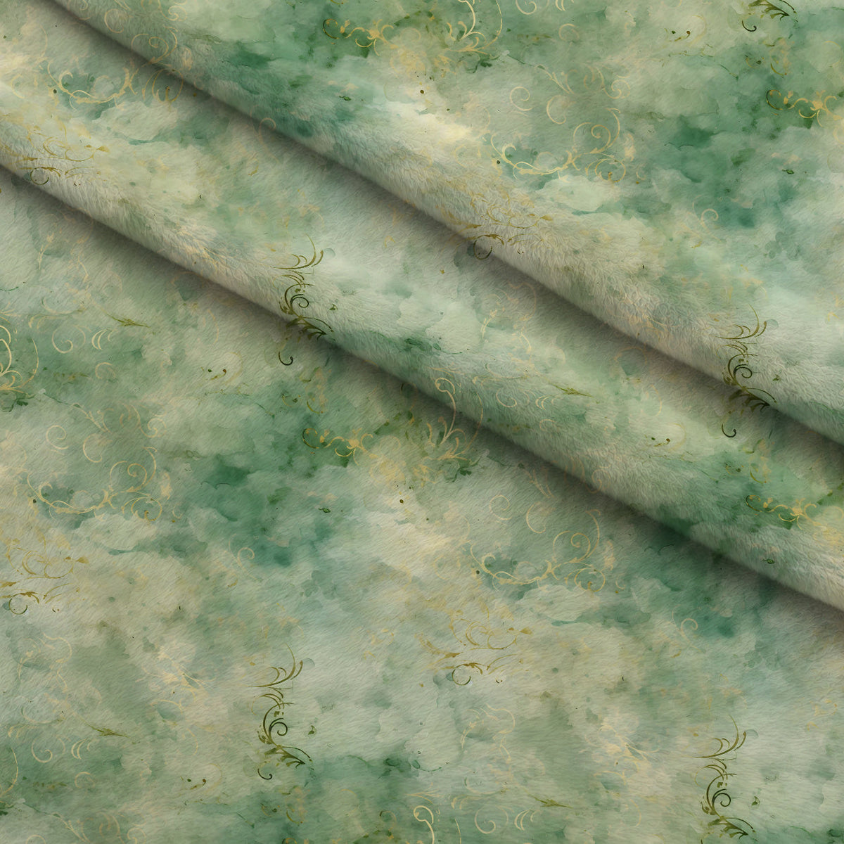 Gilded Verdigris Pattern 5 Minky Fabric