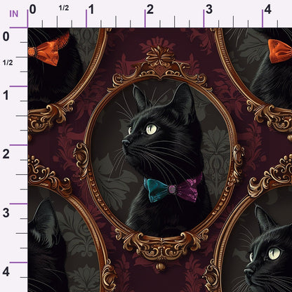 Gilded Whiskers Pattern 2 Minky Fabric