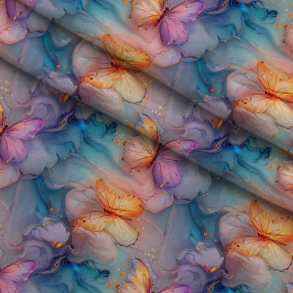 Gilded Wings Pattern 10 Minky Fabric