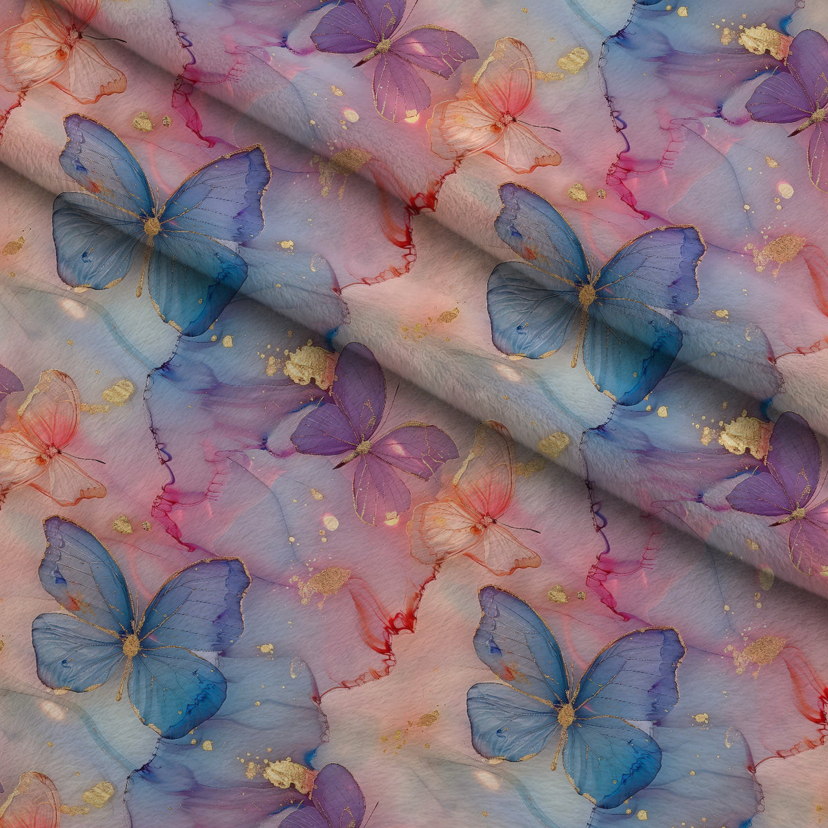 Gilded Wings Pattern 11 Minky Fabric