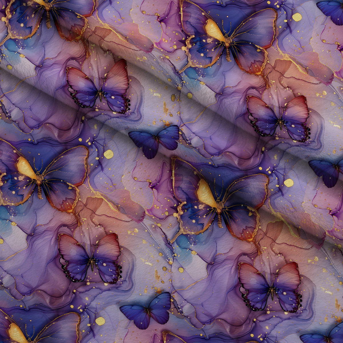 Gilded Wings Pattern 12 Minky Fabric