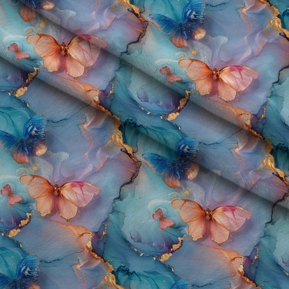 Gilded Wings Pattern 3 Minky Fabric