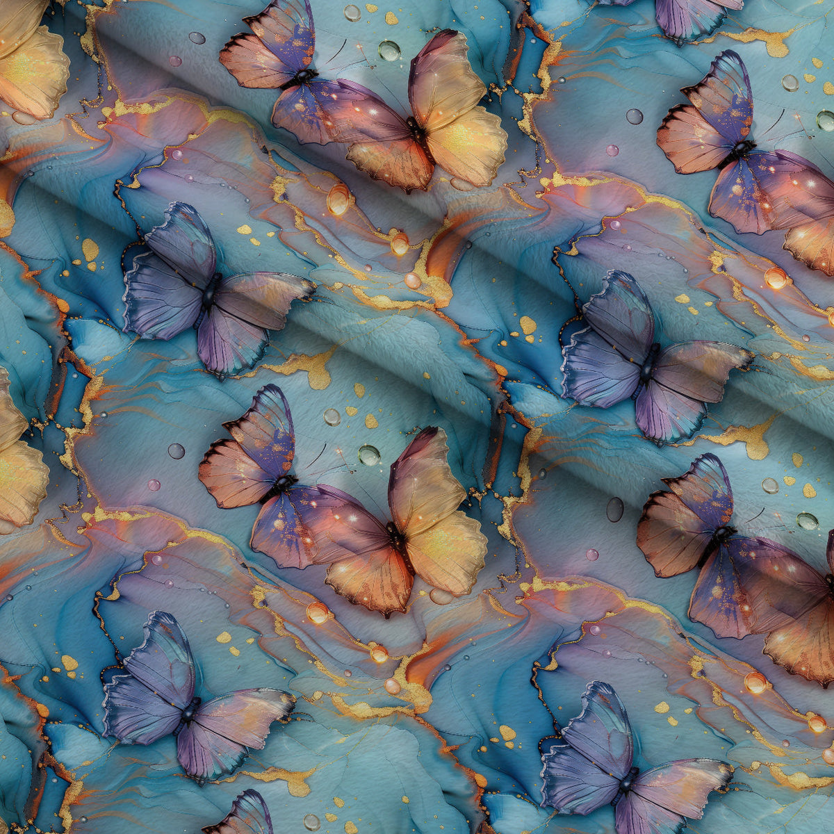 Gilded Wings Pattern 5 Minky Fabric