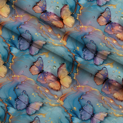Gilded Wings Pattern 5 Minky Fabric