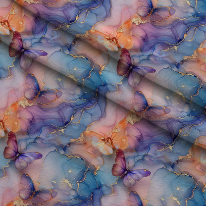 Gilded Wings Pattern 6 Minky Fabric
