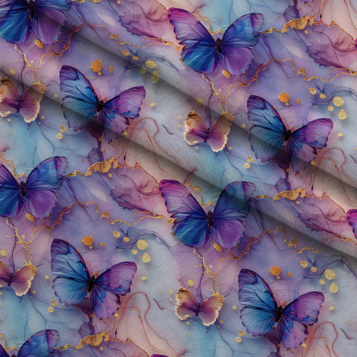 Gilded Wings Pattern 7 Minky Fabric