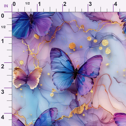 Gilded Wings Pattern 7 Minky Fabric