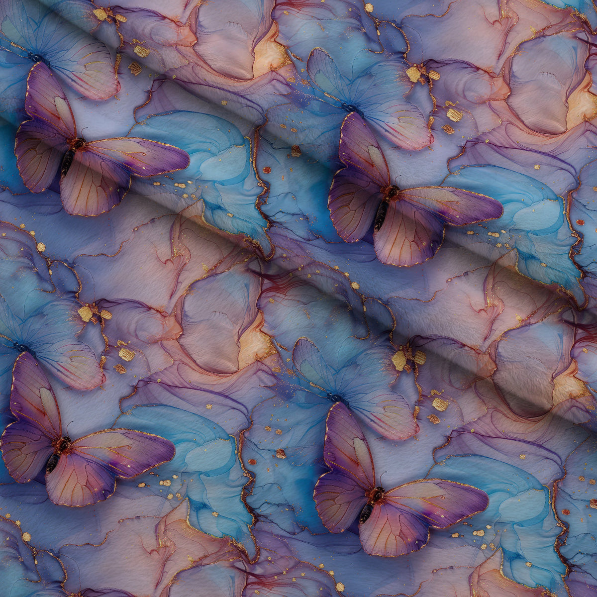 Gilded Wings Pattern 9 Minky Fabric
