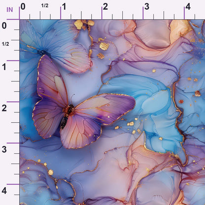 Gilded Wings Pattern 9 Minky Fabric