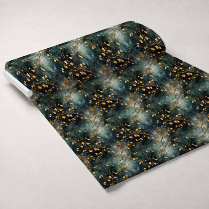Gilded Woodland Pattern 2 Minky Fabric