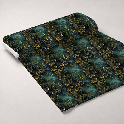 Gilded Woodland Pattern 3 Minky Fabric
