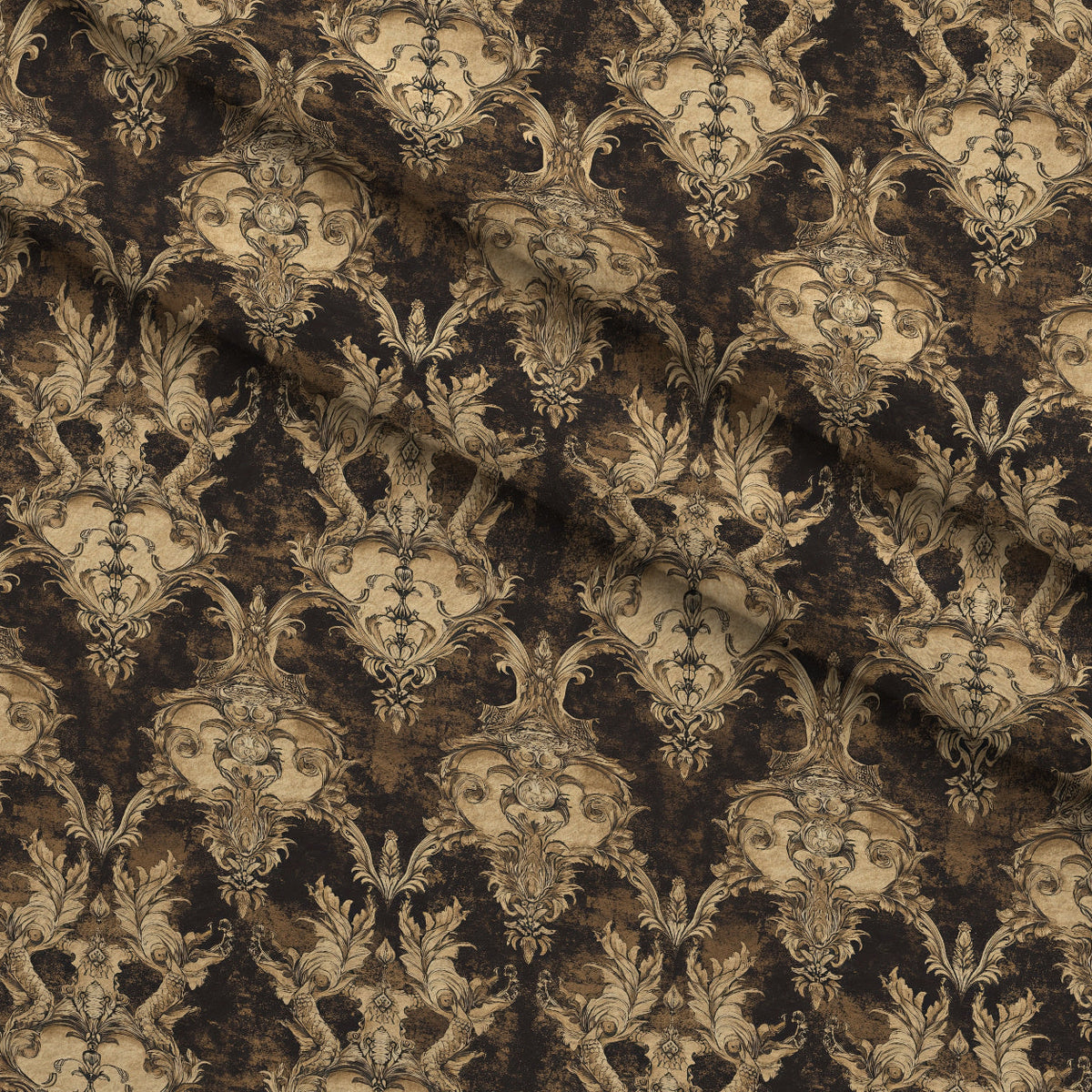 Gilded Wyvern Pattern 1 Minky Fabric