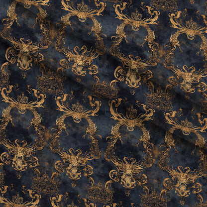Gilded Wyvern Pattern 13 Minky Fabric