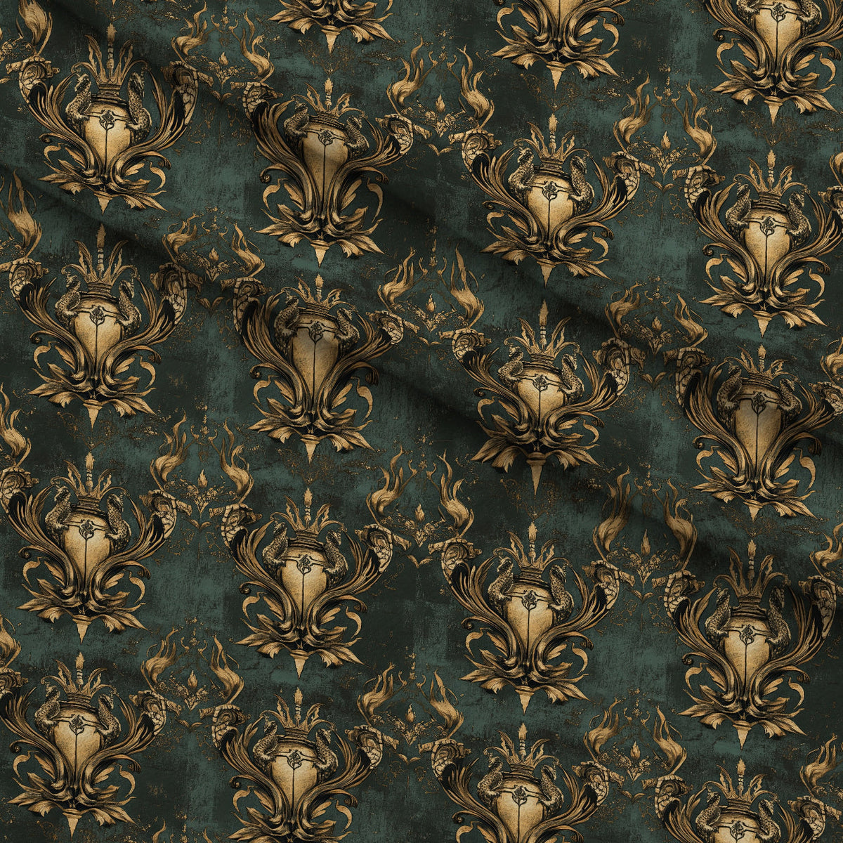 Gilded Wyvern Pattern 26 Minky Fabric