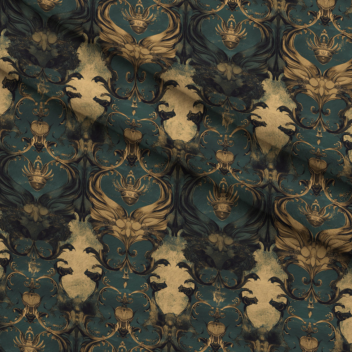 Gilded Wyvern Pattern 27 Minky Fabric