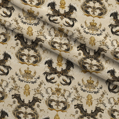 Gilded Wyvern Pattern 28 Minky Fabric