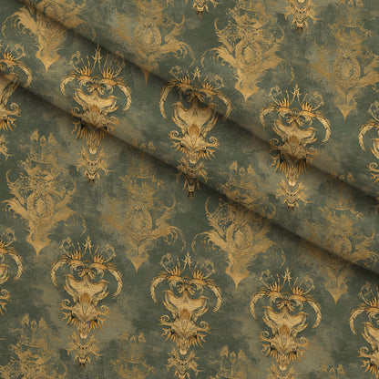 Gilded Wyvern Pattern 32 Minky Fabric
