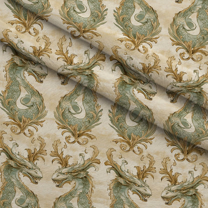 Gilded Wyvern Pattern 35 Minky Fabric