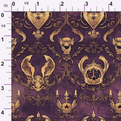 Gilded Wyvern Pattern 41 Minky Fabric