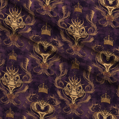 Gilded Wyvern Pattern 43 Minky Fabric