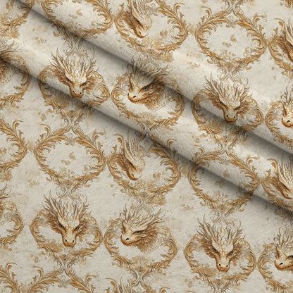 Gilded Wyvern Pattern 44 Minky Fabric