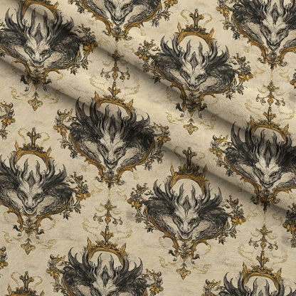 Gilded Wyvern Pattern 51 Minky Fabric