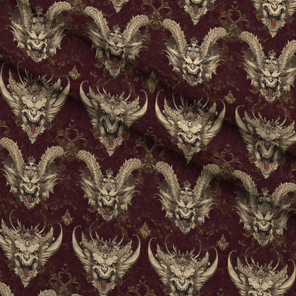 Gilded Wyvern Pattern 54 Minky Fabric