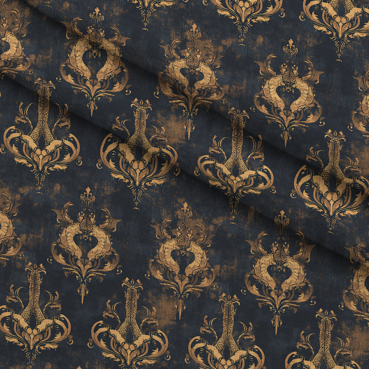 Gilded Wyvern Pattern 6 Minky Fabric