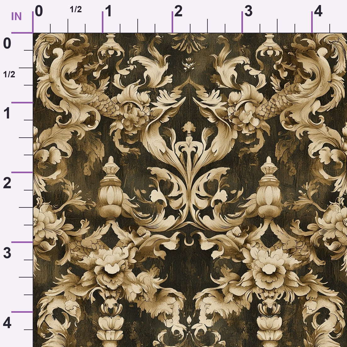 Gilded Wyvern Pattern 9 Minky Fabric