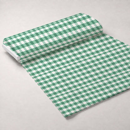 Gingham Daisies Pattern 15 Minky Fabric