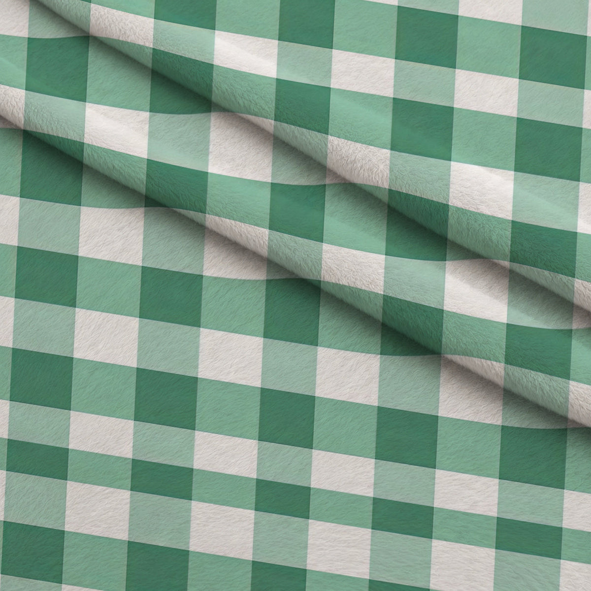Gingham Daisies Pattern 15 Minky Fabric