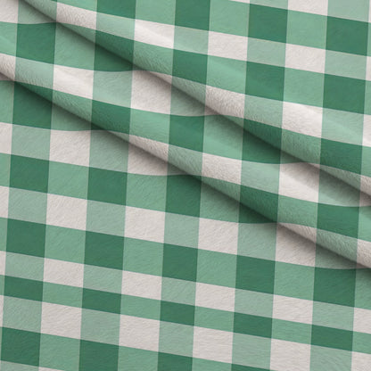 Gingham Daisies Pattern 15 Minky Fabric