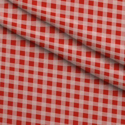 Gingham Fawns Pattern 1 Minky Fabric