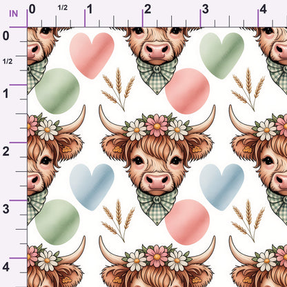 Gingham Grazers Pattern 1 Minky Fabric