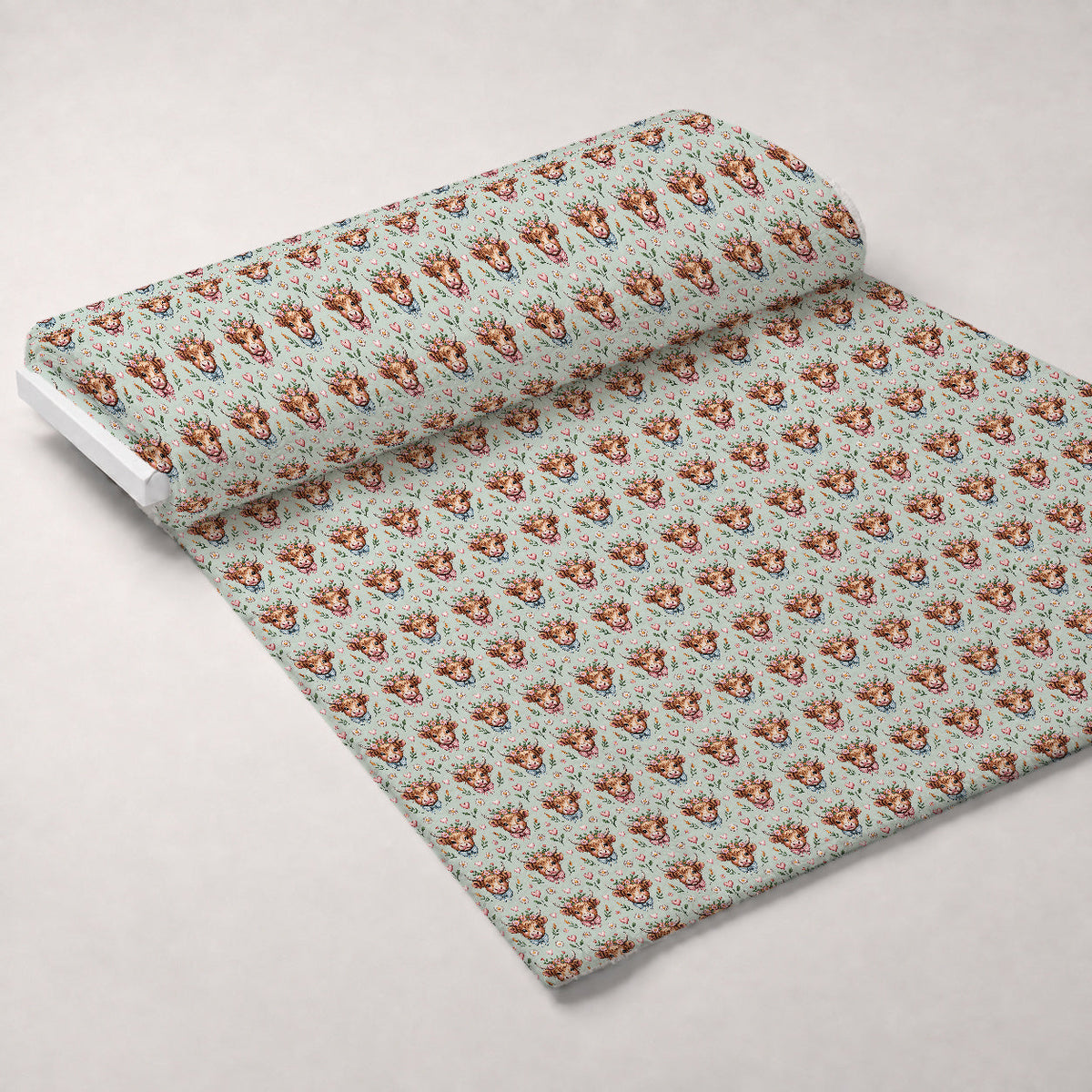 Gingham Grazers Pattern 2 Minky Fabric
