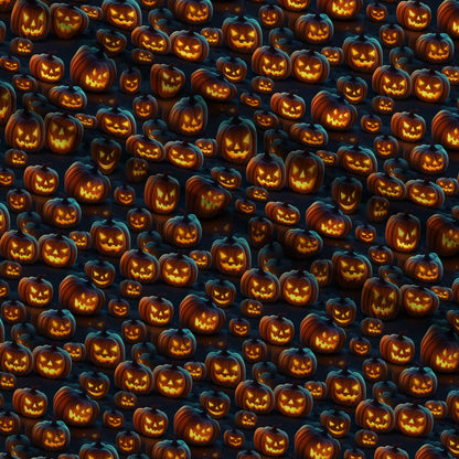 Glowing Ghosts Pattern 7 Minky Fabric